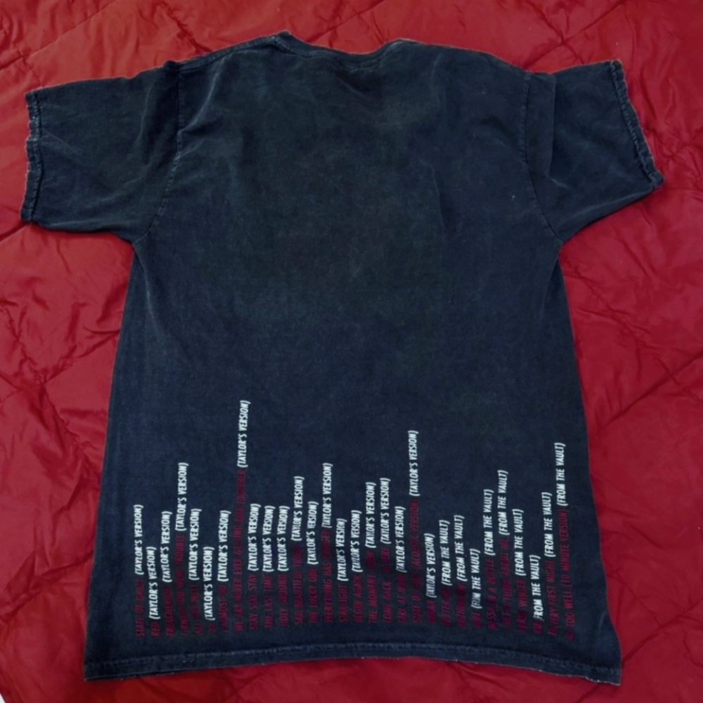 COPY - Taylor Swift Urban Outfitters Oversized Red (Taylor’s Version) T-Shirt - Picture 9 of 9